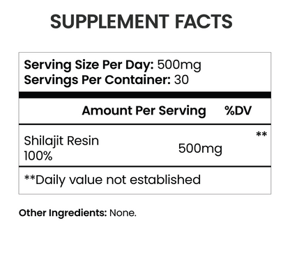 Himalayan Shilajit Resin - Organic, Gold Grade - 15 gram